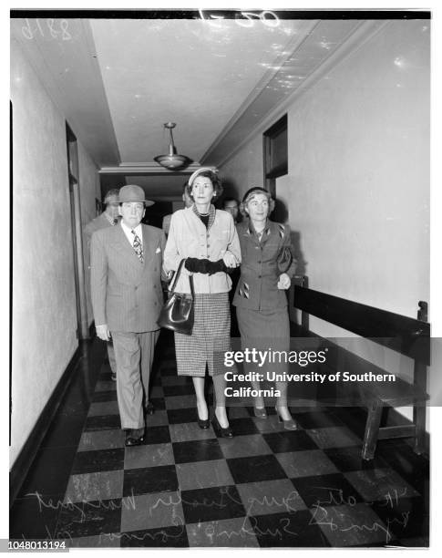 Ryan Trial, October 30, 1951. Mrs Kay Neale;Herbert C Grundell ;Sheriff Murray Hathaway;Charles Bowden;Mr Leonard Ray;Mary Ray;Jerry Geisler;Mrs...
