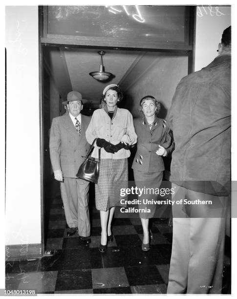 Ryan Trial, October 30, 1951. Mrs Kay Neale;Herbert C Grundell ;Sheriff Murray Hathaway;Charles Bowden;Mr Leonard Ray;Mary Ray;Jerry Geisler;Mrs...