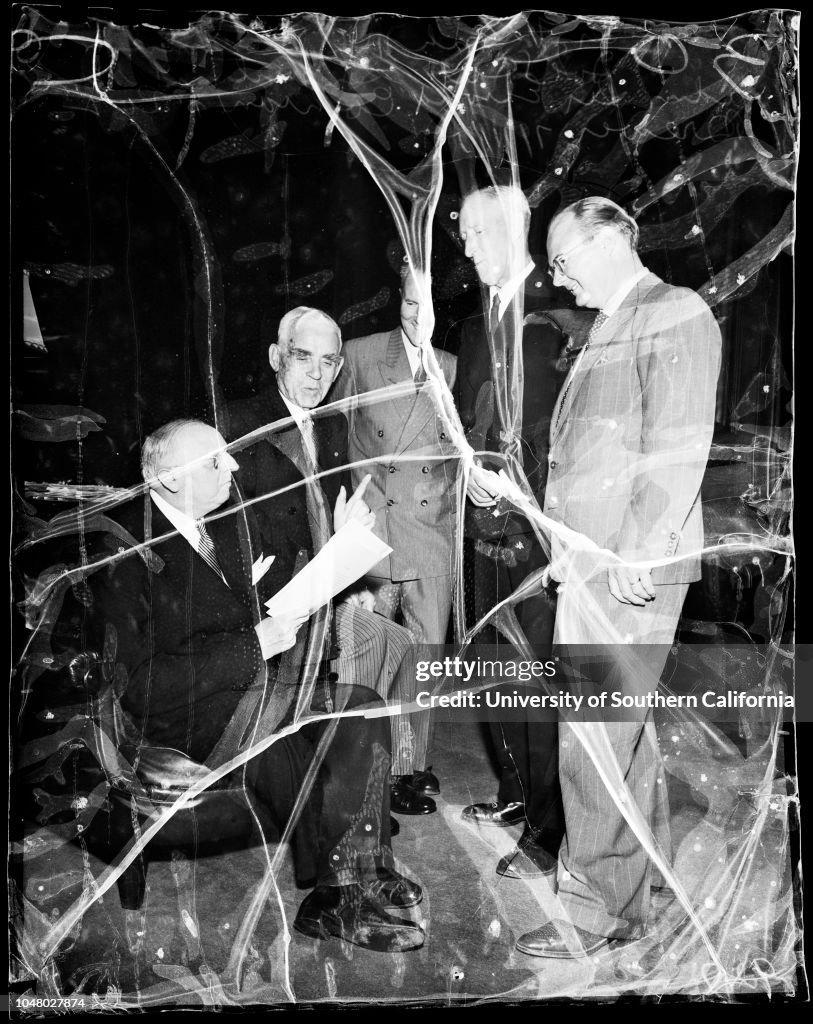 Dr. Buchman dinner, 1951