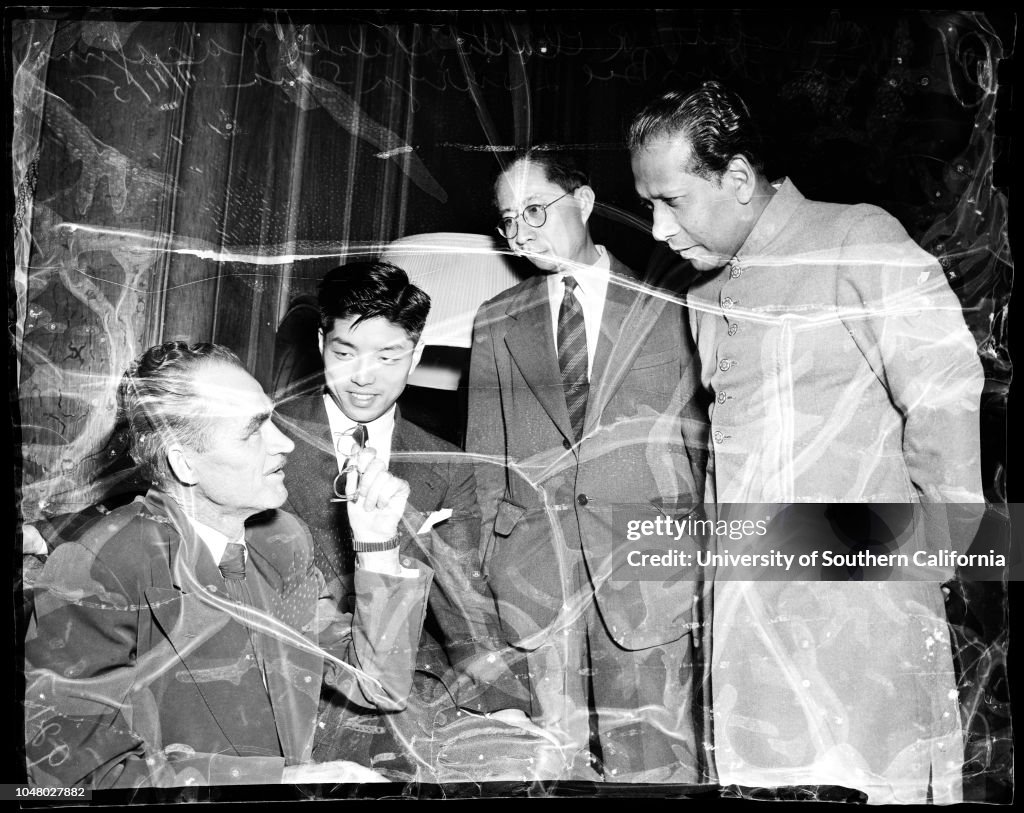 Dr. Buchman dinner, 1951