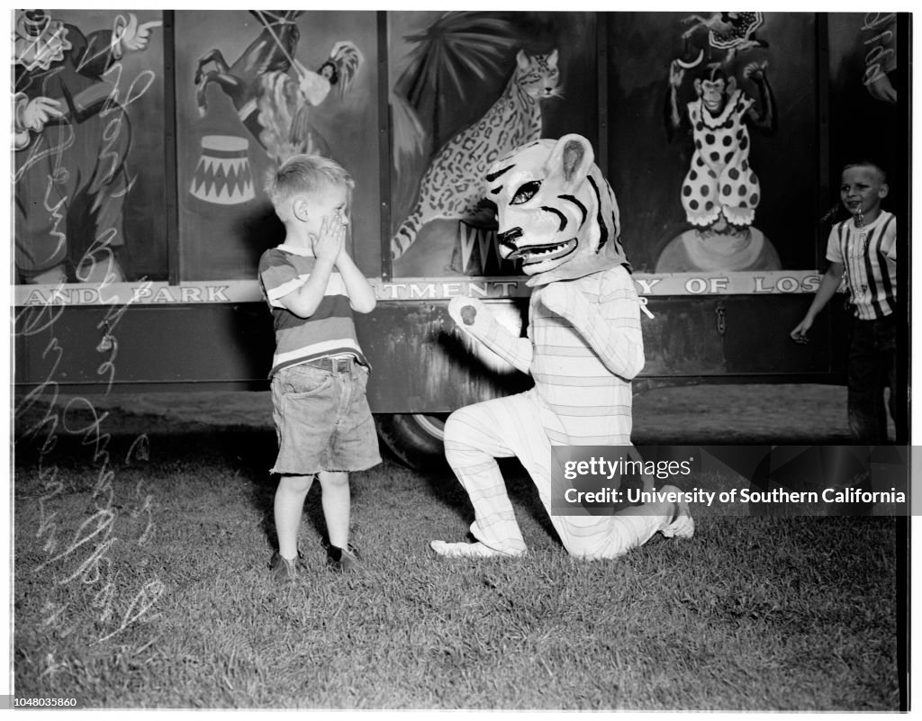 David Ramsdell Kid Circus, June 20, 1951. Jimmis McIntyre;David Ramsdell;Laverne ...