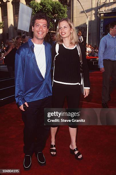 Howie Mandel and wife Terry Mandel during "Lethal Weapon 4" Los Angeles Premiere at Mann Chinese Theatre in Hollywood, California, United States.