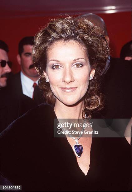 Celine Dion during The 70th Annual Academy Awards - Red Carpet at Shrine Auditorium in Los Angeles, California, United States.