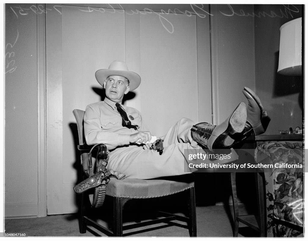 Retired Texas ranger, 1951