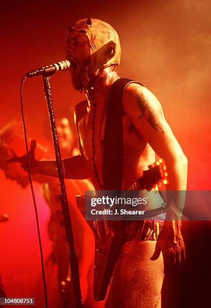 Wes Borland performs with Big Dumb Face .