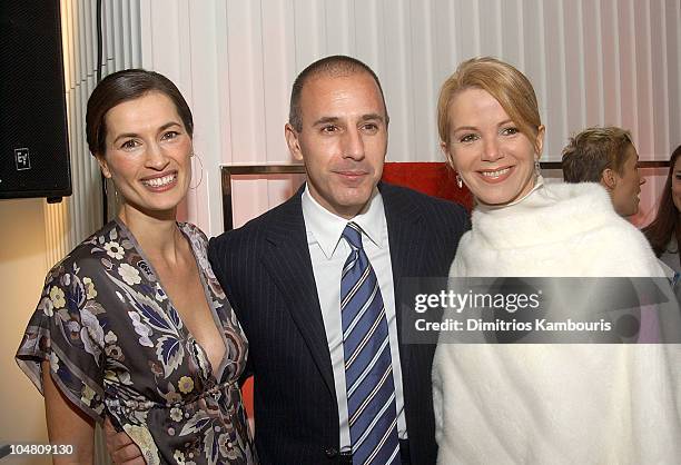 Annette Roque Lauer, Matt Lauer and Blaine Trump during Escada and InStyle Host Benefit for the U.S. Fund for UNICEF at ESCADA Fifth Avenue in New...