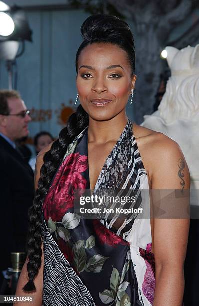 Nona Gaye during "The Matrix Reloaded" Premiere - Arrivals at The Mann Village Theater in Westwood, California, United States.