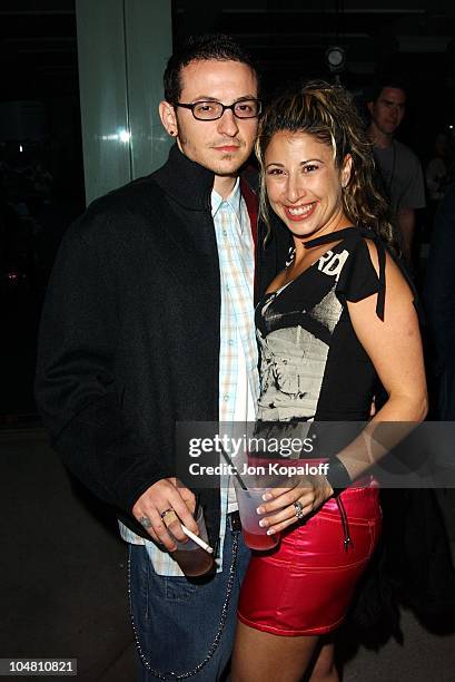 Chester Bennington from Linkin Park and wife Samantha