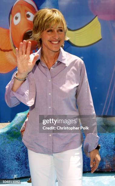 Ellen DeGeneres during "Finding Nemo" Premiere at El Capitan Theater in Hollywood, CA, United States.