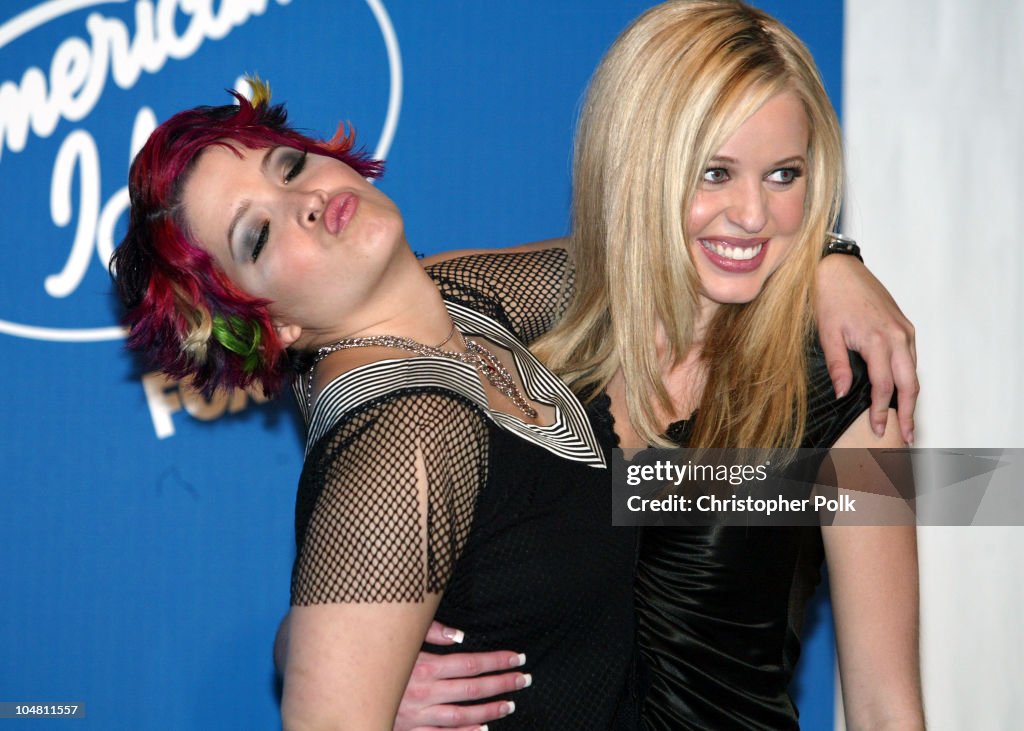American Idol 2 Finals - Press Room