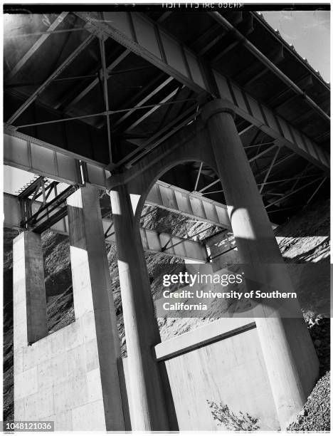 Piru Gorge Road, 27 September 1951. Adolph Bauer;A Teichert and Sons;John F Smith;George W Smith;C.J McCullough;Luther F Hamilton .;Caption slip...