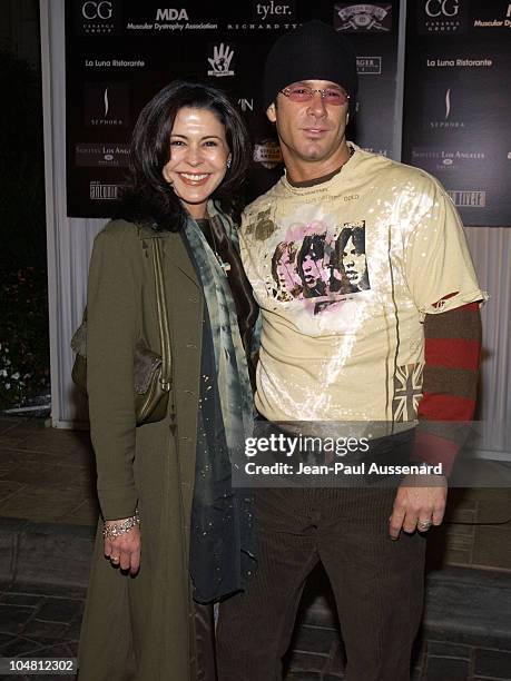 Maria Conchita Alonso & Fernando Carillo during Richard Tyler 2003 Spring Collection - Arrivals at The Celebrity Centre International in Hollywood,...