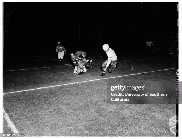 Pepperdine University versus Loyola Marymount University, 3 November 1951.California; USA.