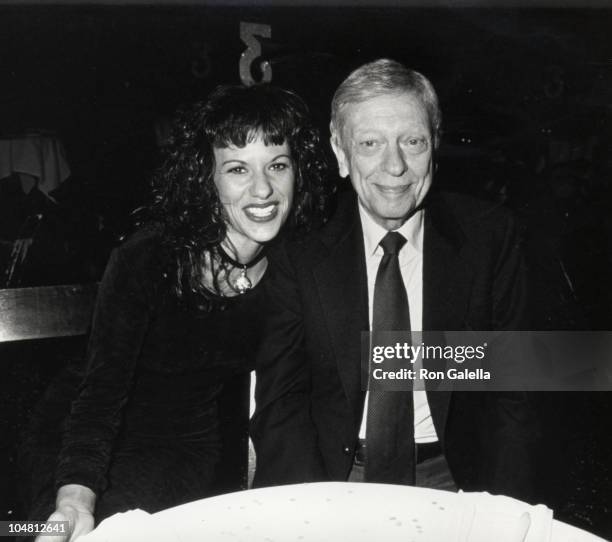 Don Knotts & Sherri Lenimski during Night Life Awards - 1993 at Limelight in New York City, New York, United States.