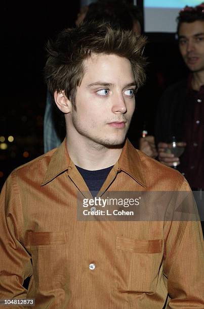 Elijah Wood during "Rock The SIMS" Online Launch Party at Private Residence in Hollywood, California, United States.