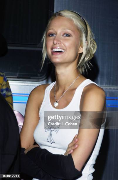 Paris Hilton during "Rock The SIMS" Online Launch Party at Private Residence in Hollywood, California, United States.