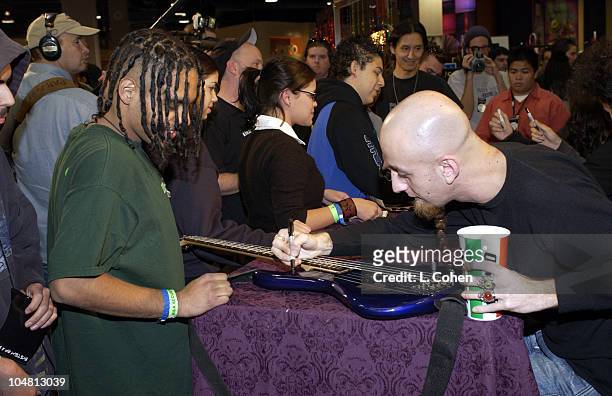 System Of A Down- Shavo Odadjian during System Of A Down In-Store Appearance to Support Their New CD "Steal This Album" at Tower Records - Glendale...