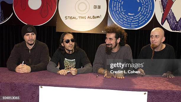 System Of A Down-John Dolmayan, Daron Malakian, Serj Tankian & Shavo Odadjian