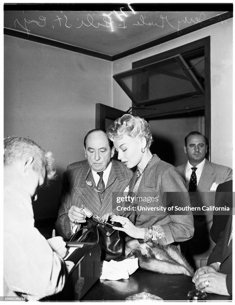 Lili St. Cyr in Court (Beverly Hills Justice Court), 1951