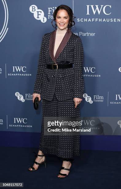 Ruth Wilson attends the BFI IWC Schaffhausen Gala Dinner held at Electric Light Station on October 9, 2018 in London, England.