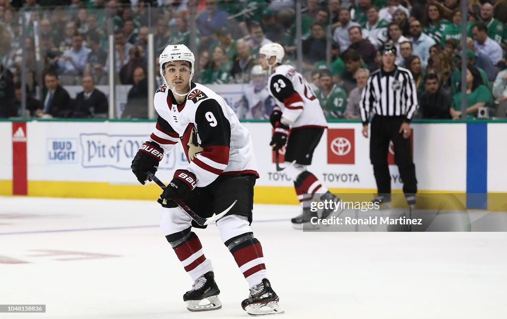 Arizona Coyotes v Dallas Stars