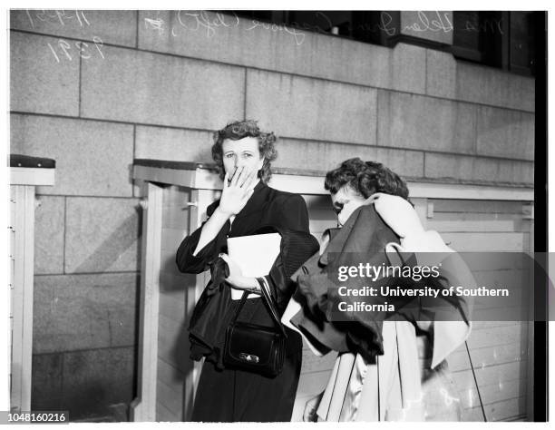 Child custody case, 9 November 1951. Joan Lee Ervin Mother of Vicki;Vicki Dianne Cosgrove, 3;Mrs Helen Irene Cosgrove Grandmother..