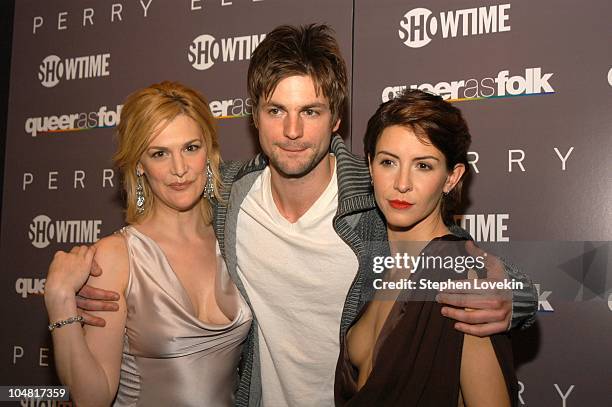 Thea Gill, Gale Harold & Michelle Clunie during Showtime Networks and Details Magazine Host Screening and Party to Launch the Queer as Folk and Perry...