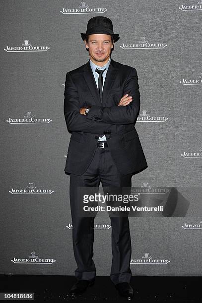 Actor Jeremy Renner attends the Jaeger-LeCoultre Party at the Teatro alle Tese during the 67th Venice International Film Festival on September 6,...