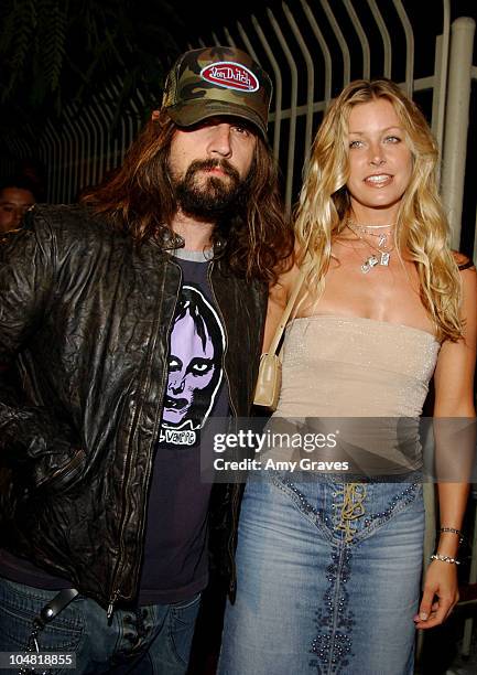 Rob Zombie, Writer/Director and wife Sheri Moon during "House of 1000 Corpses" DVD Premiere Party at Club A.D. In Los Angeles, California, United...