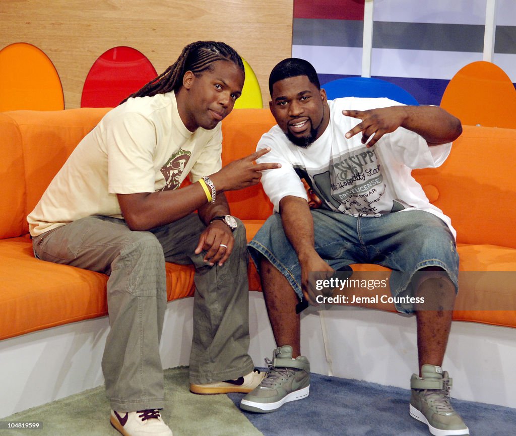 Terrence Howard and David Banner Visit BET's "106 & Park" - July 18, 2005