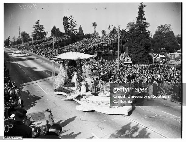 Pasadena Tournament of Roses ...Grand Prize Winner, 1952, Nieuwsfoto's