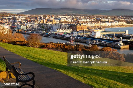 Panorama of Douglas on the Isle of Man Panorama of Douglas on the Isle of Man