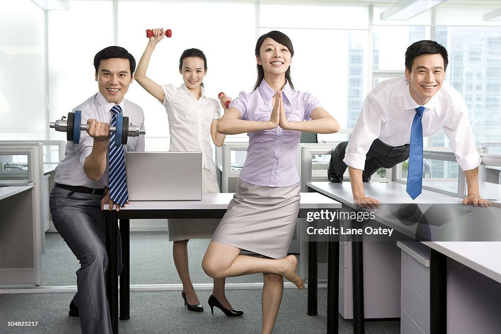 Keeping fit in the office