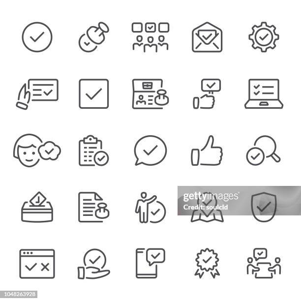 stockillustraties, clipart, cartoons en iconen met de pictogrammen van de goedkeuring - allowing