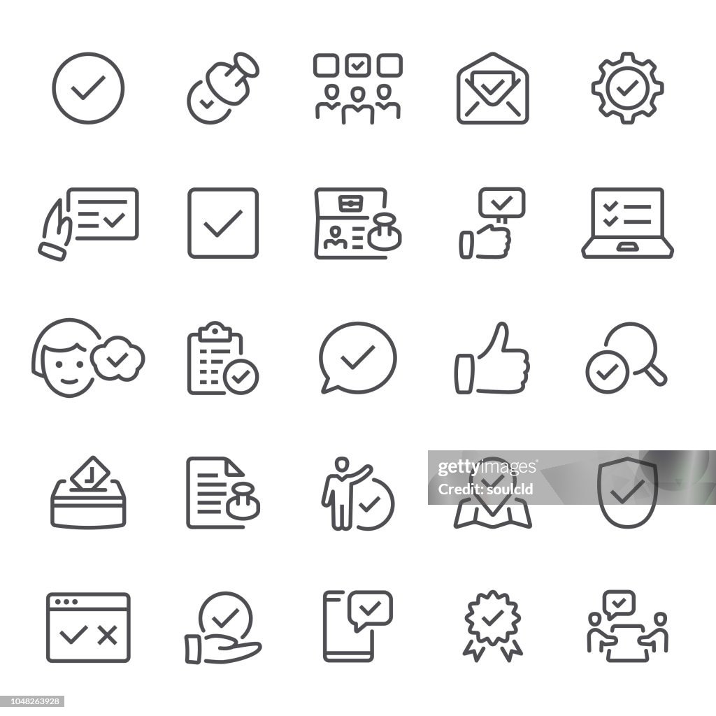 Approval icons