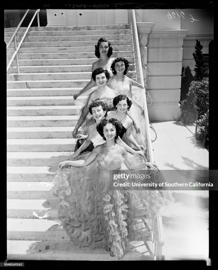 Orange County Queen and Attendants (Orange County 4th of July Celebration - Huntington Beach), 1952