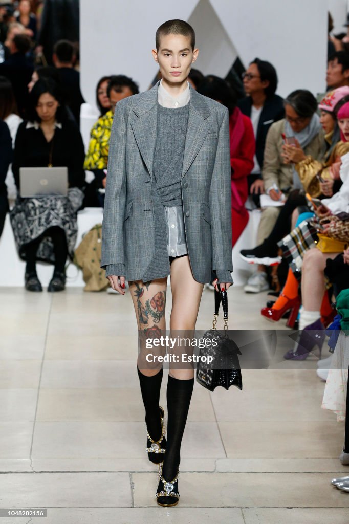 Miu Miu : Runway - Paris Fashion Week Womenswear Spring/Summer 2019