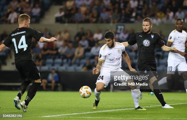 Alejandro Pozuelo pictured in action during the UEFA Europa League Group I match between KRC Genk and Malmo at Cristal Arena on September 20, 2018 in...