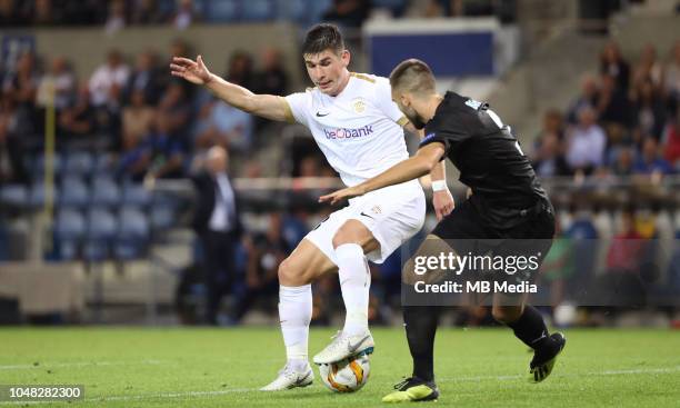 Ruslan Malinovskyi pictured in action during the UEFA Europa League Group I match between KRC Genk and Malmo at Cristal Arena on September 20, 2018...