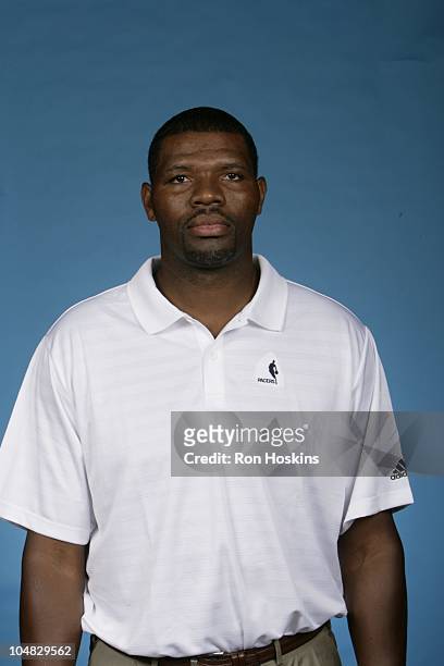 Assistant coach Walter McCarty poses for a photo during the Indiana Pacers media day on September 27, 2010 at Conseco Fieldhouse in Indianapolis,...