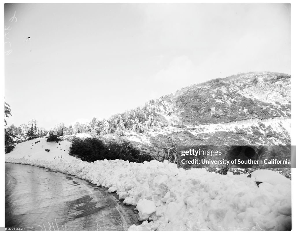 Snow at Lake Arrowhead, 1952