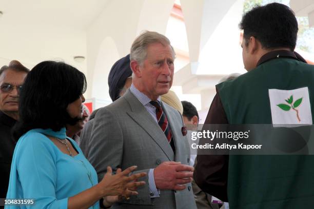 Prince Charles, Prince of Wales helps promote youth entrepreneurship & the launch of Global entrepreneurs week on the third day of their four day...