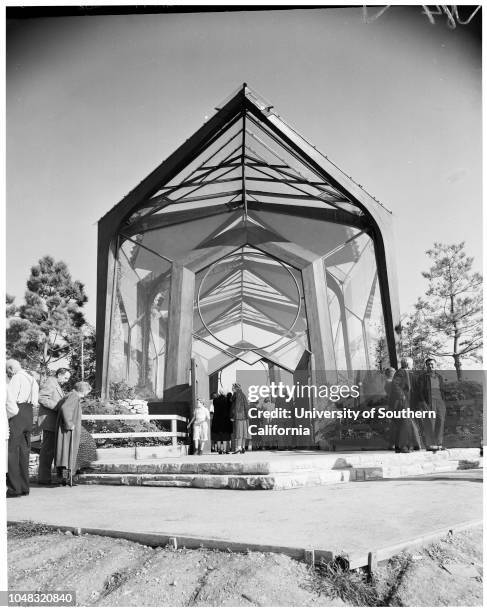 Churches, 1952. Hollywood Temple Bethel ;Van Owen Baptist Church ;Oneota Congregational Church ;Saint Ambrose Catholic Church at Fairfax and Fountain...