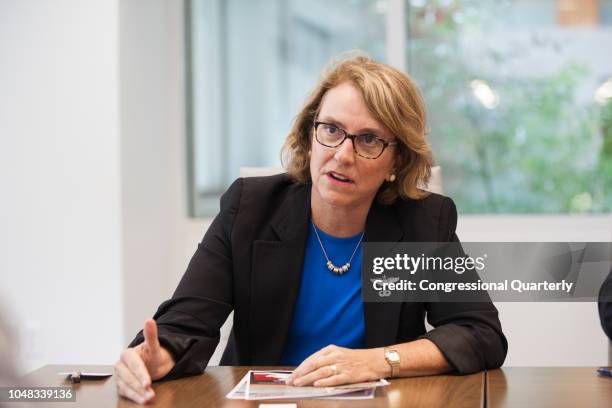 Sept. 14: Wendy Rogers, candidate for Arizona's 1st congressional district, is interviewed by CQ Roll Call at their D.C. Office, Sept. 14, 2018. .