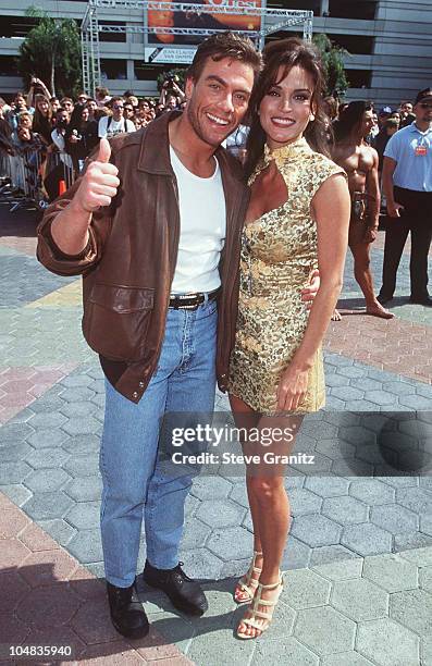 Jean-Claude Van Damme during The Quest Premiere at Cineplex Odeon Universal Studios Cinema in Universal City, California, United States.