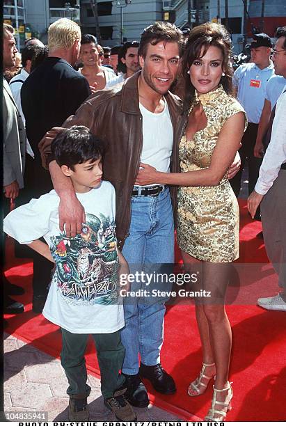 Jean-Claude Van Damme during The Quest Premiere at Cineplex Odeon Universal Studios Cinema in Universal City, California, United States.