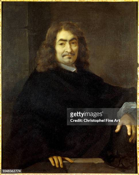 Bourdon Sebastien Portrait of Rene Descartes Louvre Museum.