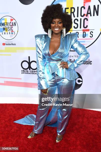 Amara La Negra attends the 2018 American Music Awards at Microsoft Theater on October 9, 2018 in Los Angeles, California.