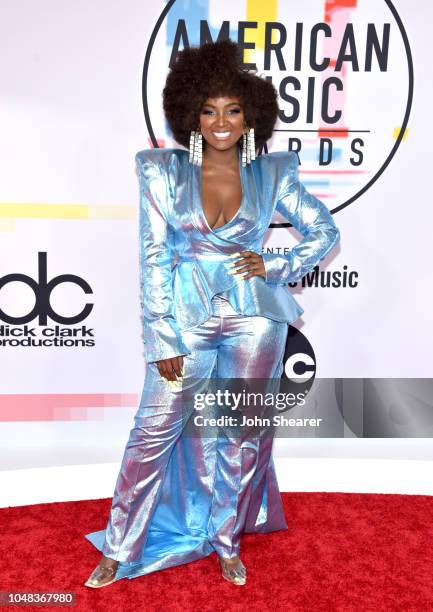 Amara La Negra attends the 2018 American Music Awards at Microsoft Theater on October 9, 2018 in Los Angeles, California.