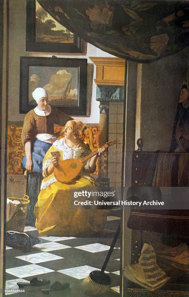 The Guitar Player is a 1672 painting by Jan Vermeer